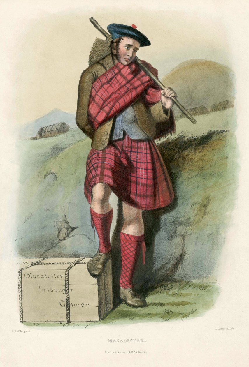 Macalister, from The Clans of the Scottish Highlands by Robert Ronald McIan