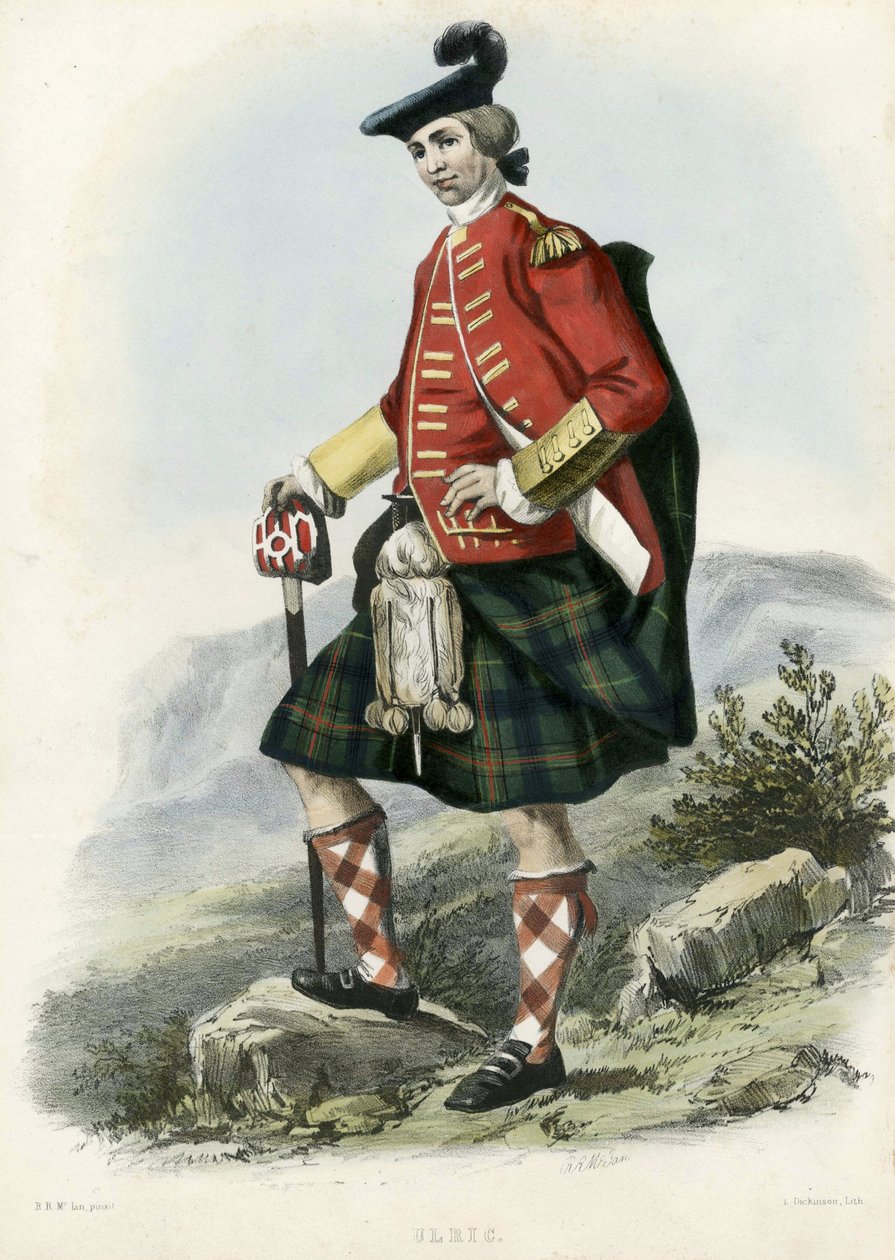 Ulric, from The Clans of the Scottish Highlands by Robert Ronald McIan