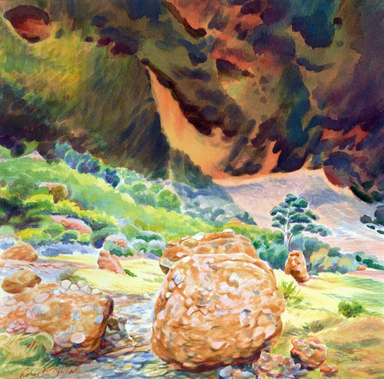 Aspects of Kata Tjuta I (The Olgas), Australia by Robert Tyndall