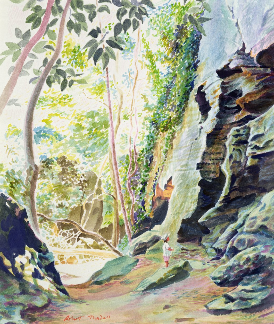 Rocks near Nowra, N.S.W. Australia by Robert Tyndall