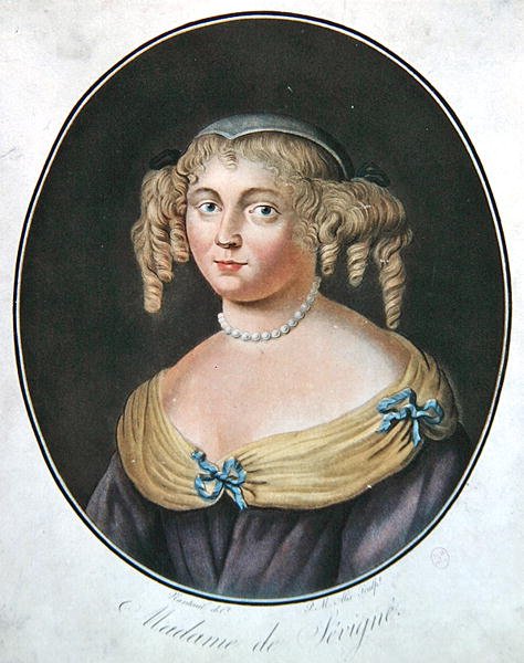 Portrait of Madame de Sevigne by Robert (after) Nanteuil