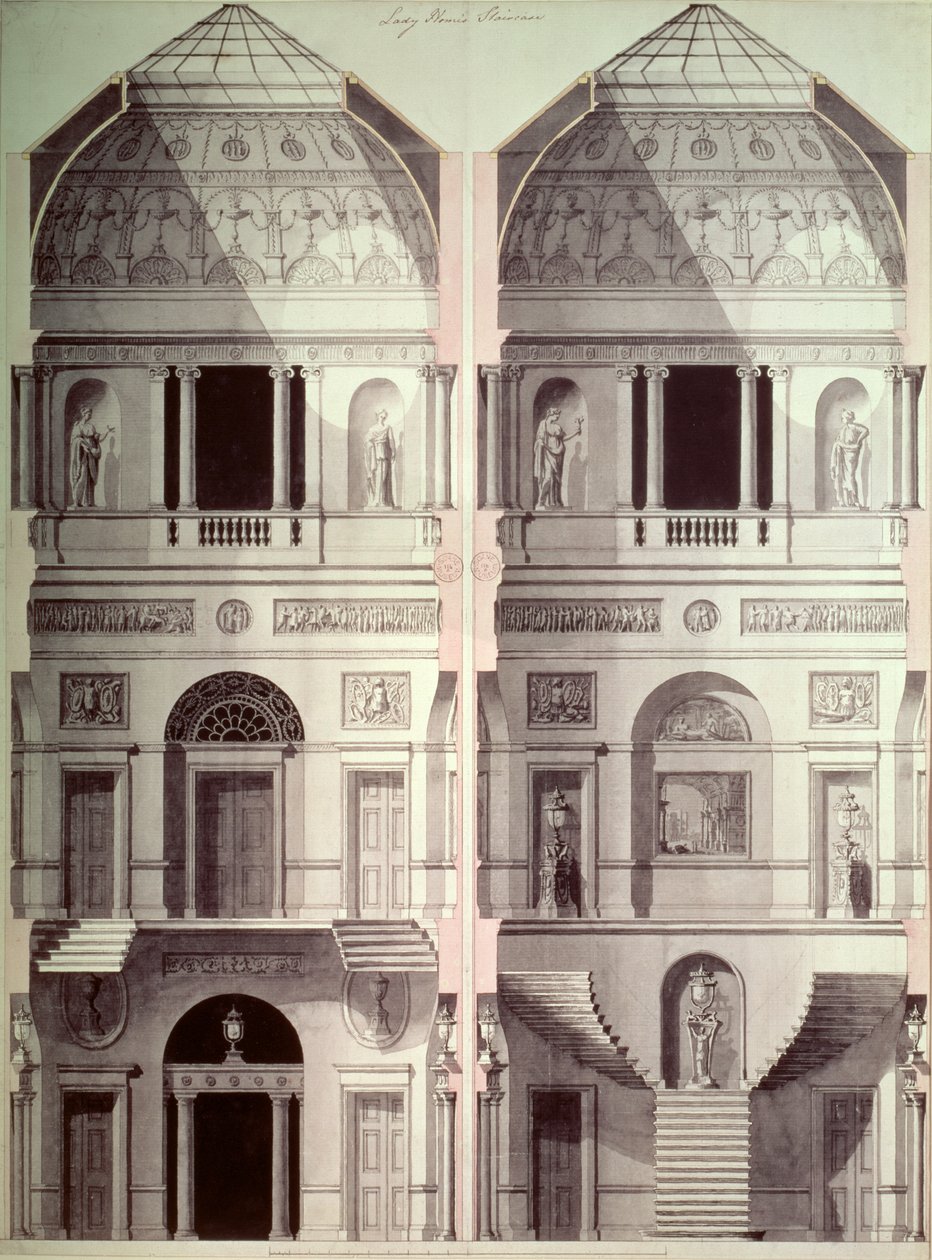 Portman Square, Home House, by Robert Adam by Robert Adam