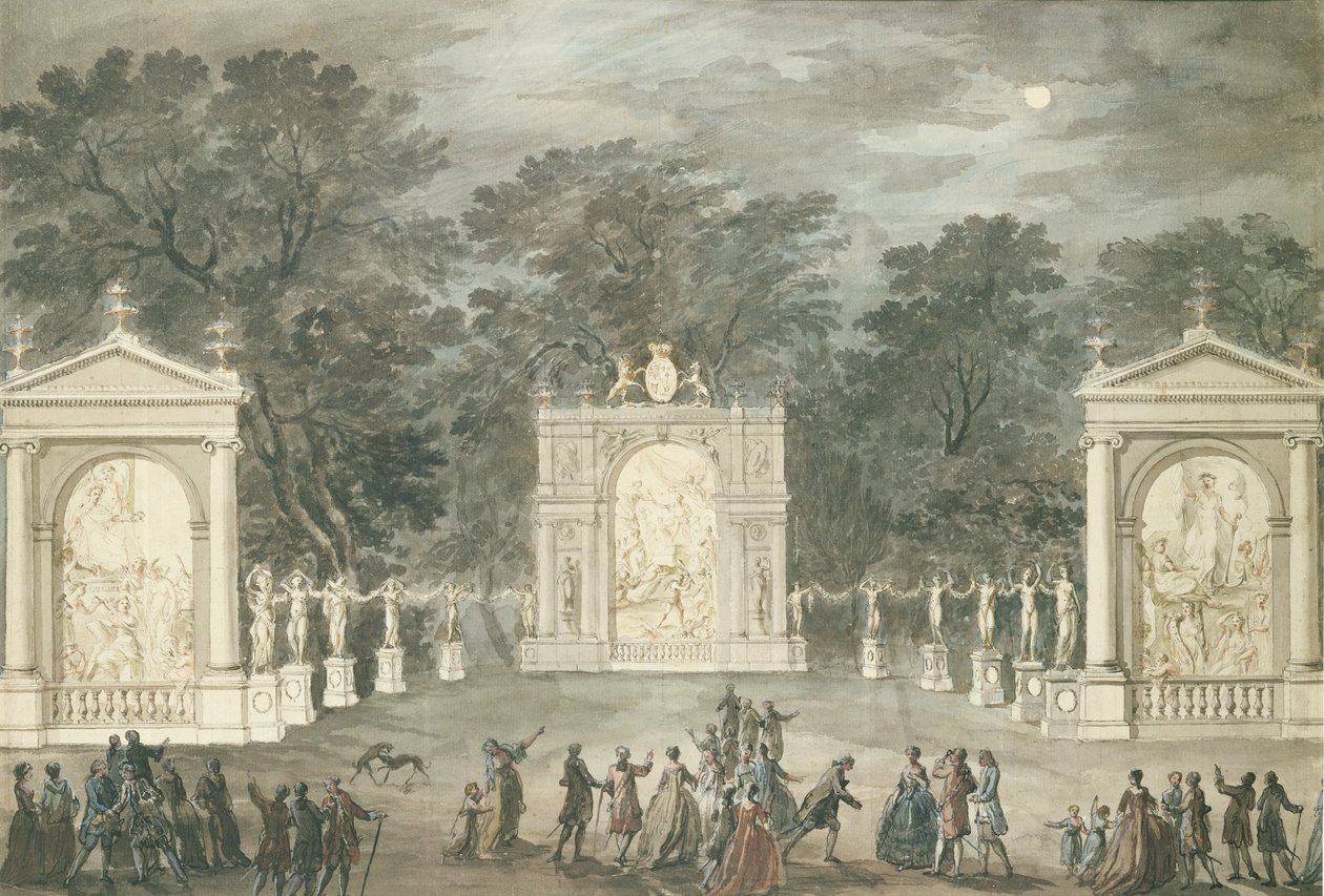 The Illuminations at Buckingham House for King George III