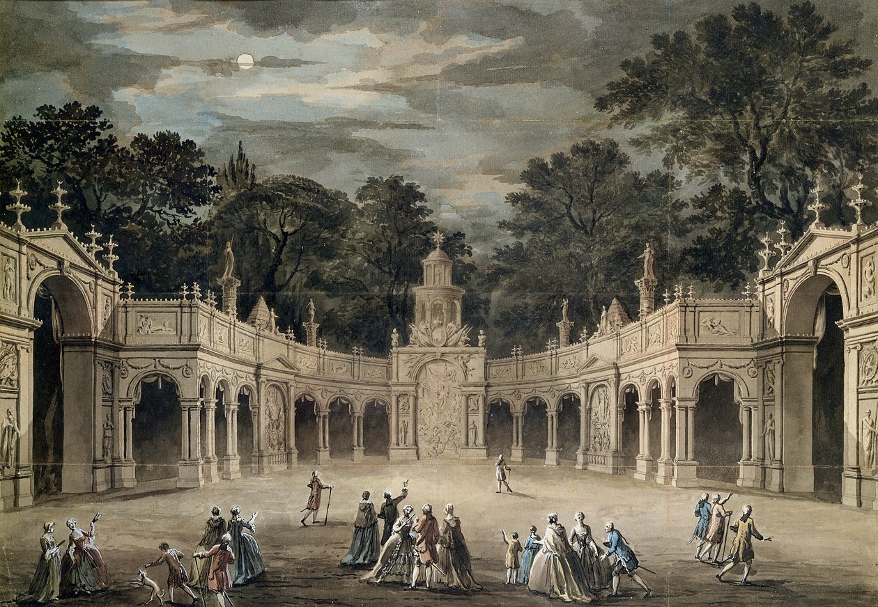 The Illuminations at Buckingham House for King George III