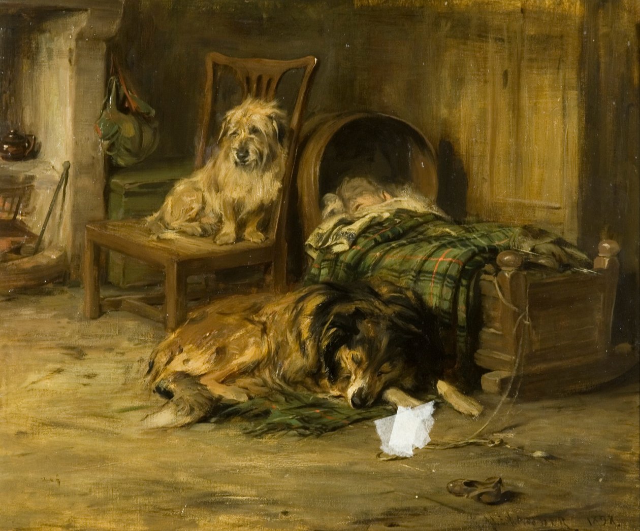 Drowsy Cronies by Robert Alexander: Premium art reproduction
