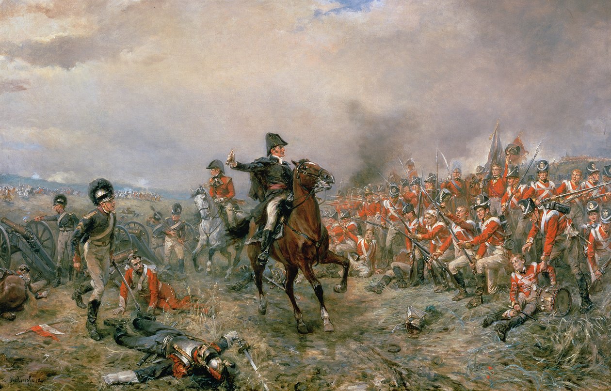 The Duke of Wellington at Waterloo by Robert Alexander Hillingford