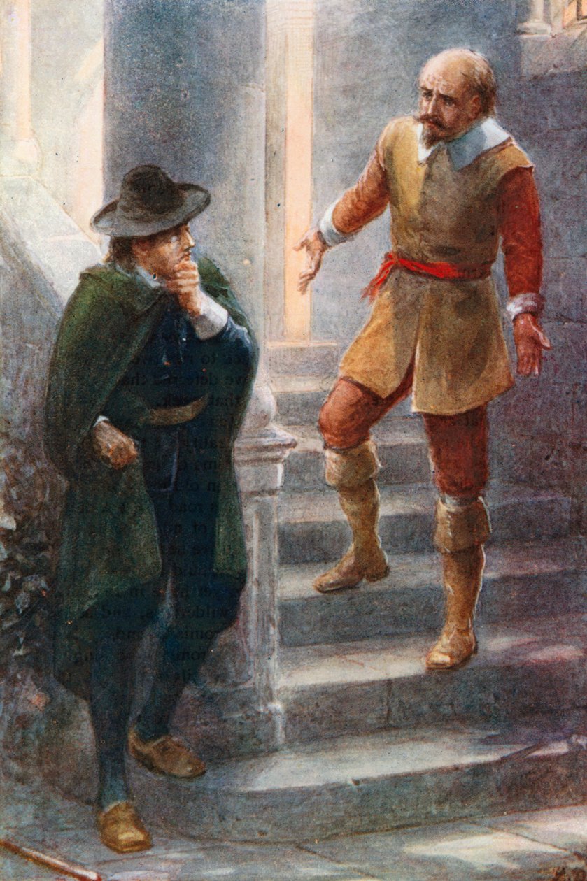 Greatheart Entreats Mr Fearing to Come In by Robert Ambrose (after) Dudley