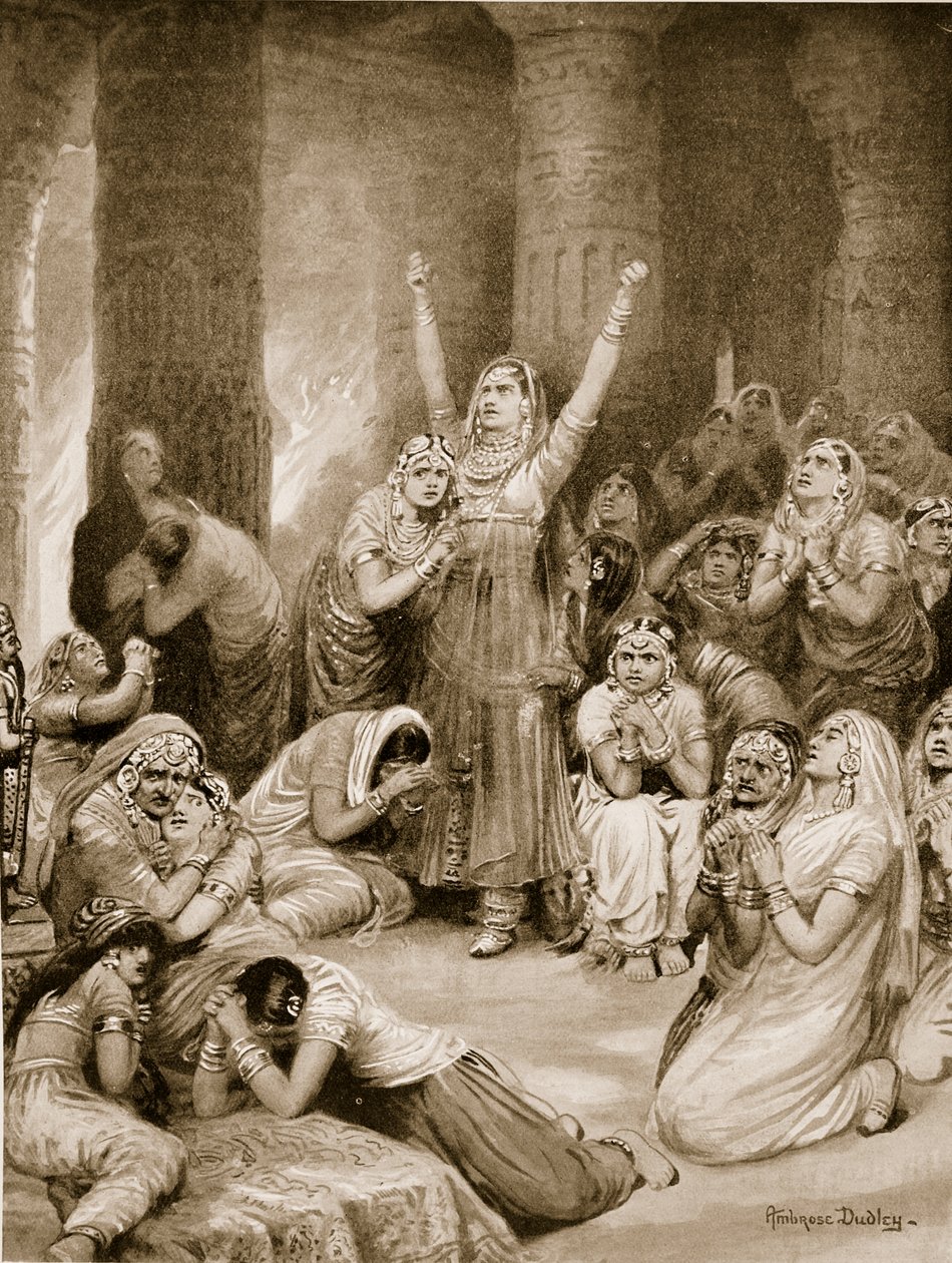 The Rajput Ceremony of Jauhar by Robert Ambrose Dudley