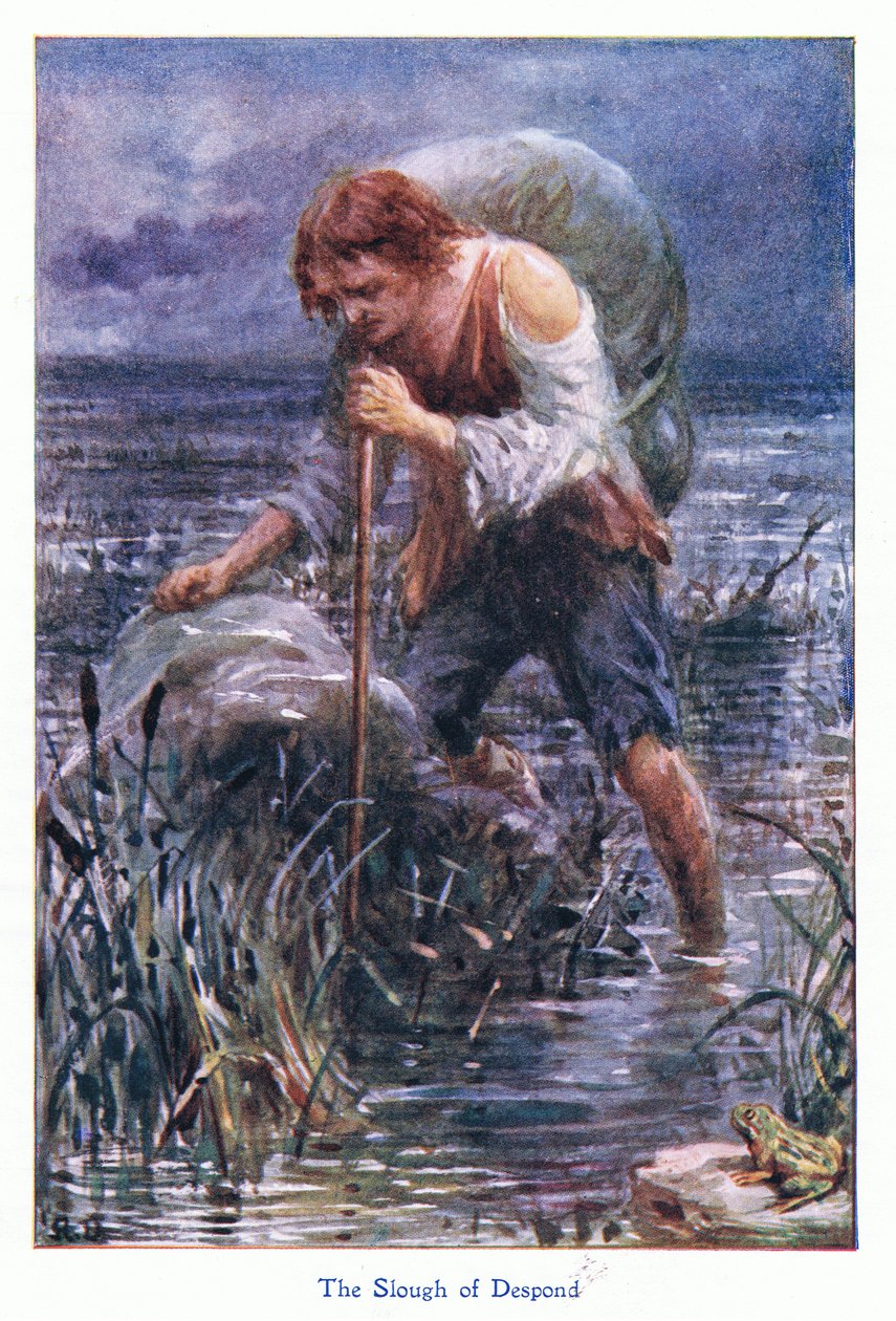 The Slough of Despond, from The Pilgrims Progress by Robert Ambrose Dudley
