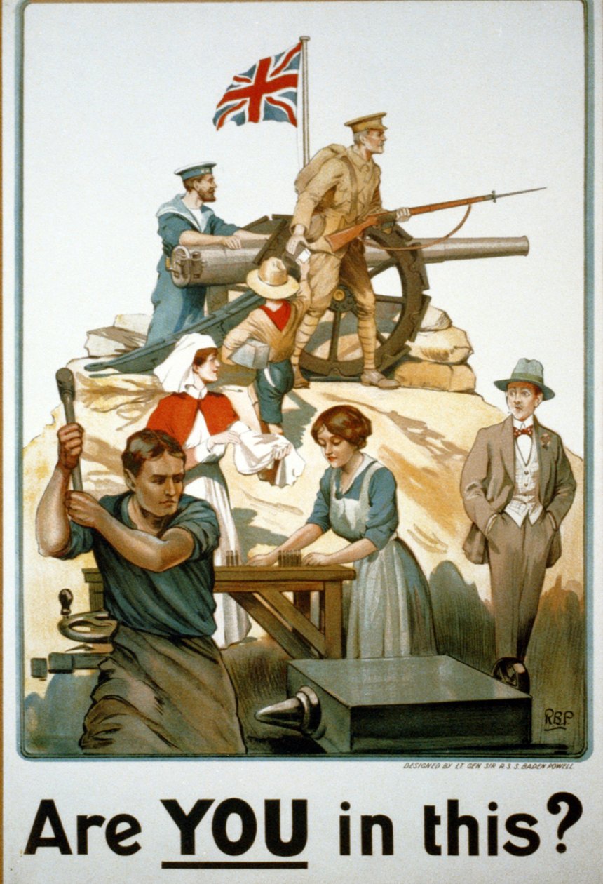 British, World War I Poster by Robert Baden Powell