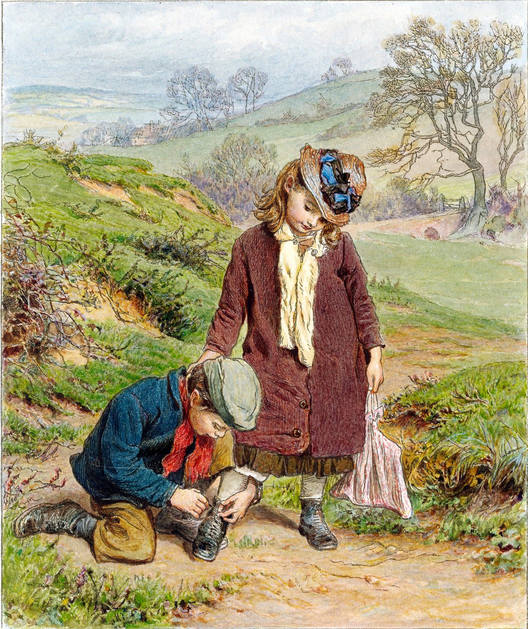Brother Tying his Sister