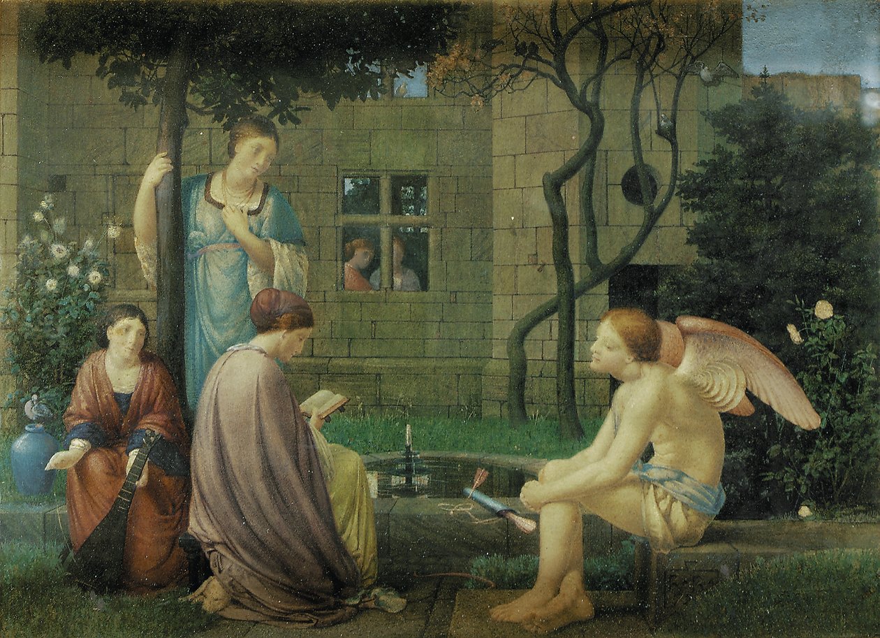 Reading of Love, He Being By by Robert Bateman