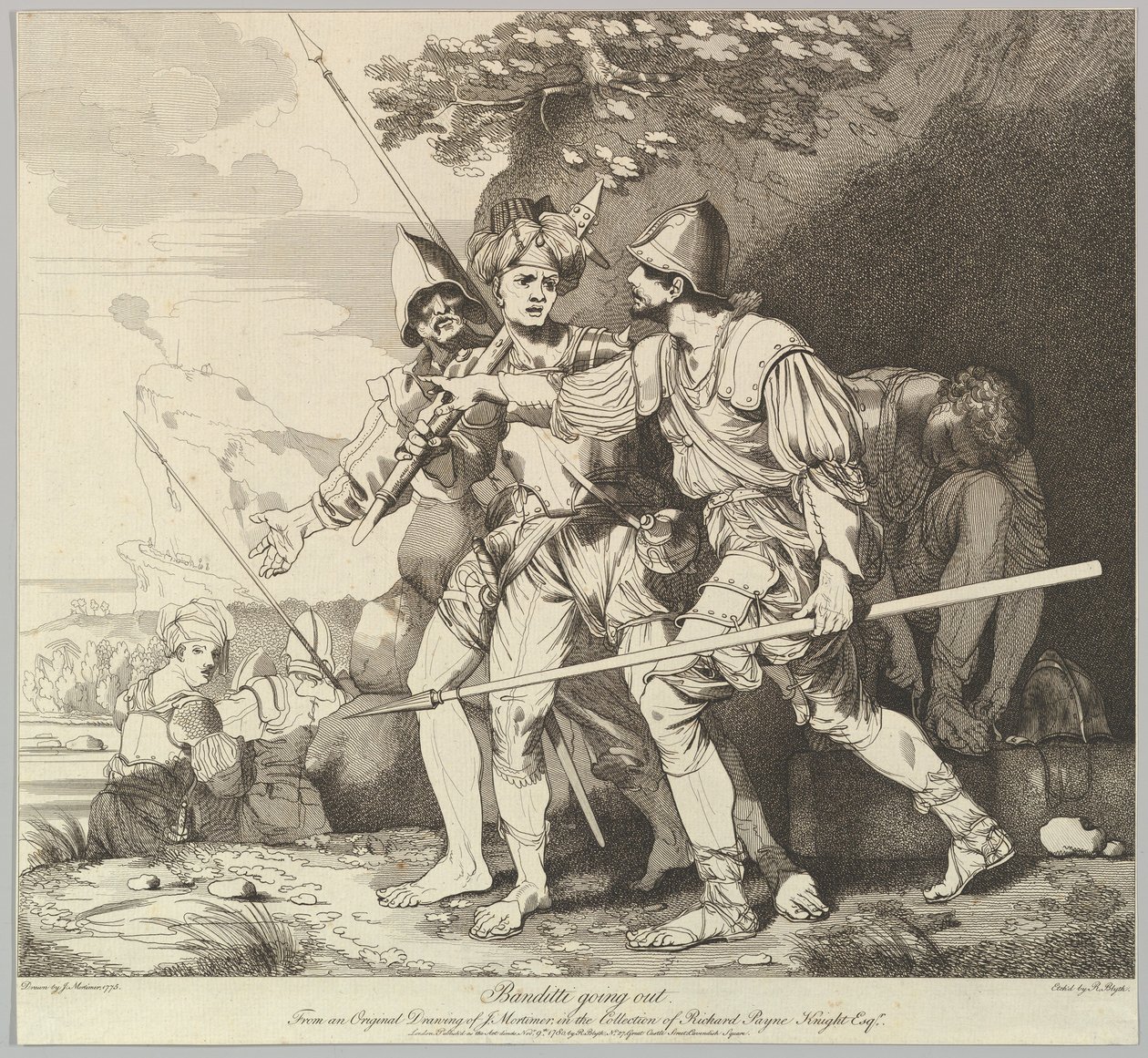 Banditti Going Out by Robert Blyth