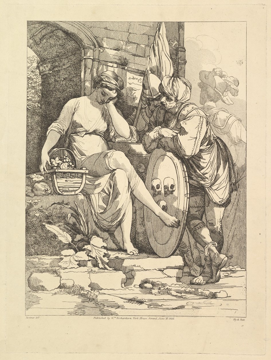 Banditti at Market by Robert Blyth