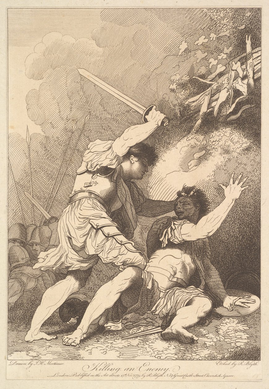 Killing an Enemy, November 15, 1779 by Robert Blyth