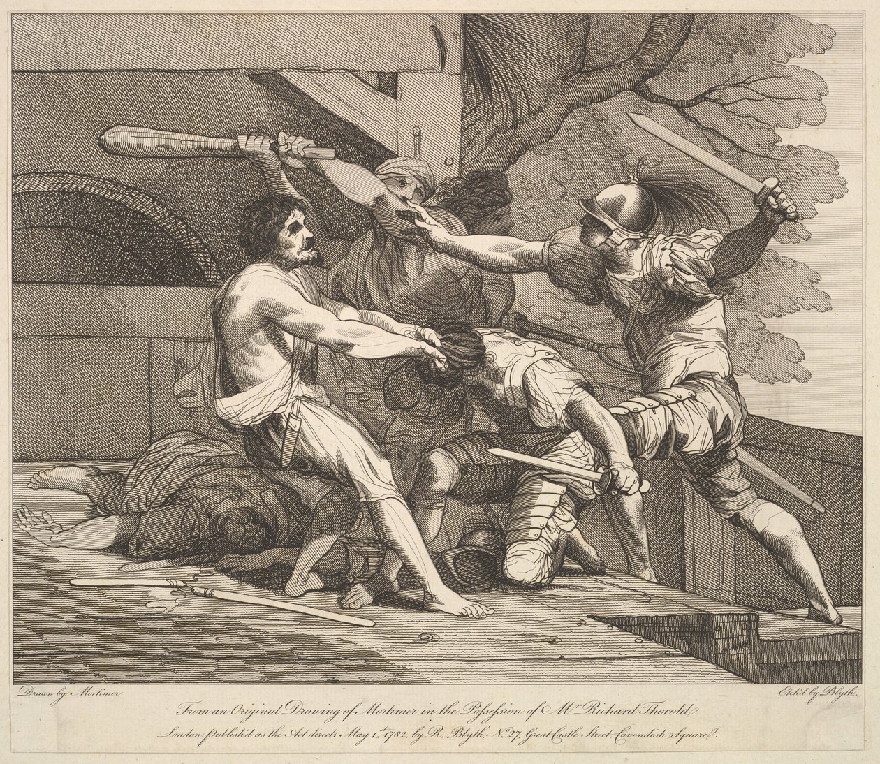Storming a Banditti Stronghold by Robert Blyth
