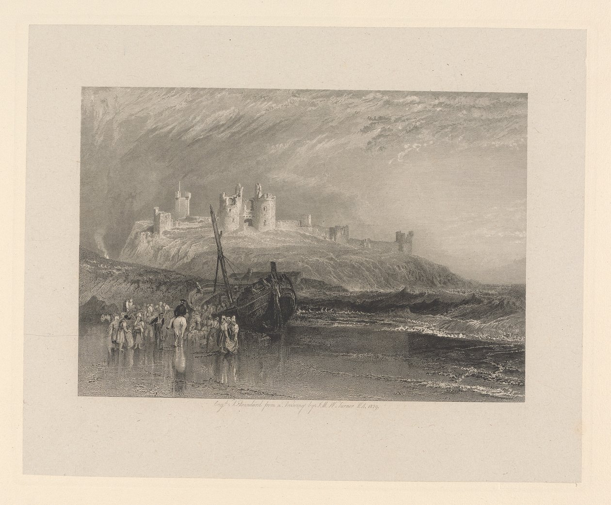 Dunstanborough Castle, Northumberland by Robert Brandard