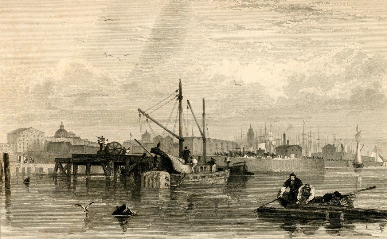 Liverpool, from the Mersey, No. 1 by Robert Brandard