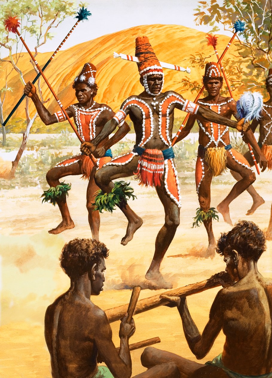 Aborigine Dance by Robert Brook