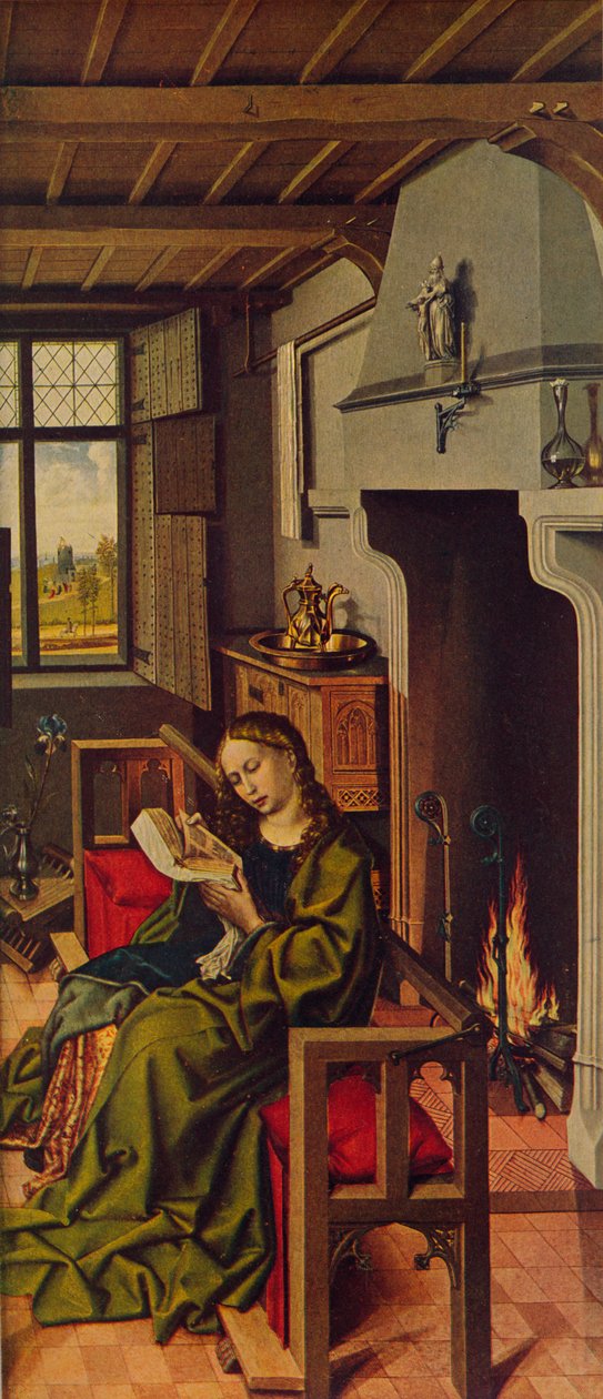 Ala De Retablo Santa Barbara by Robert Campin