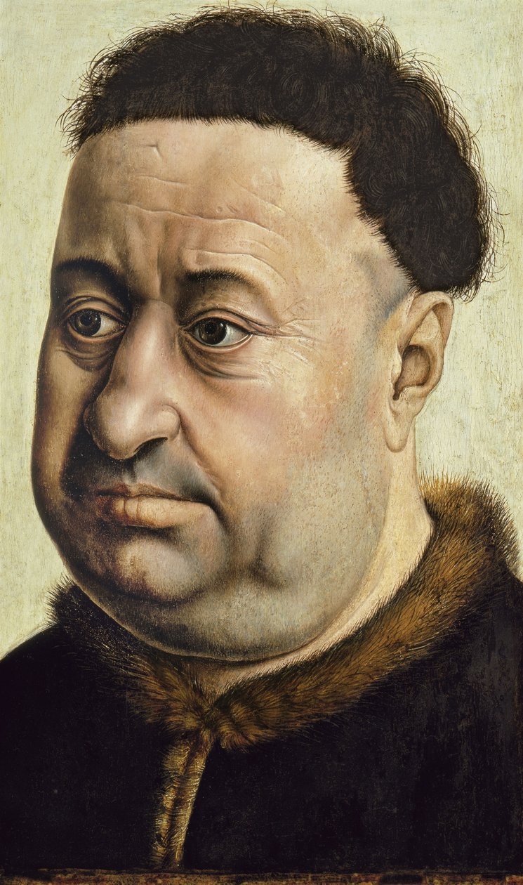 Portrait of a Man Robert de Masmines, c.1425 by Robert Campin