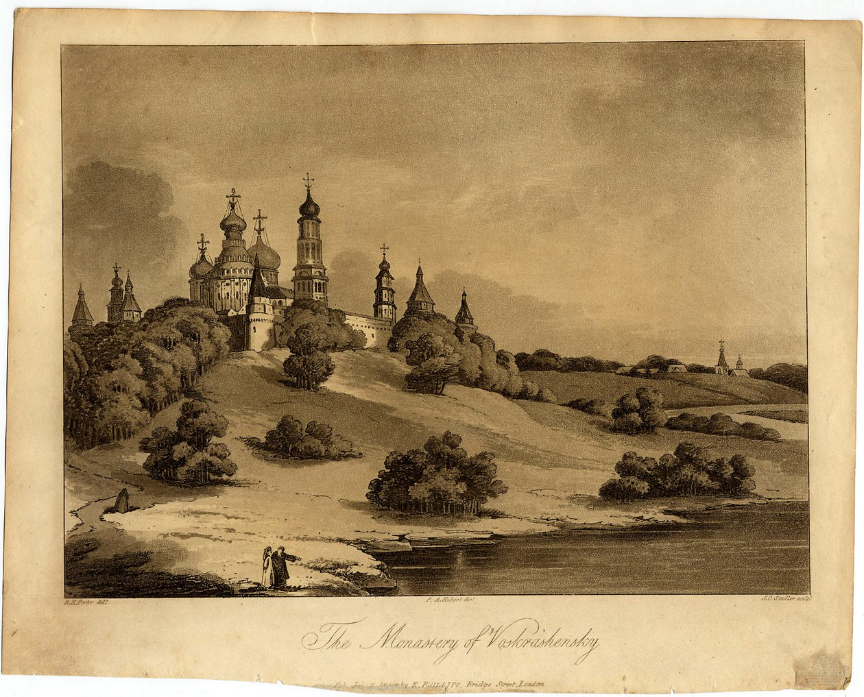 New Jerusalem Monastery, 1809 by Robert Carr Porter