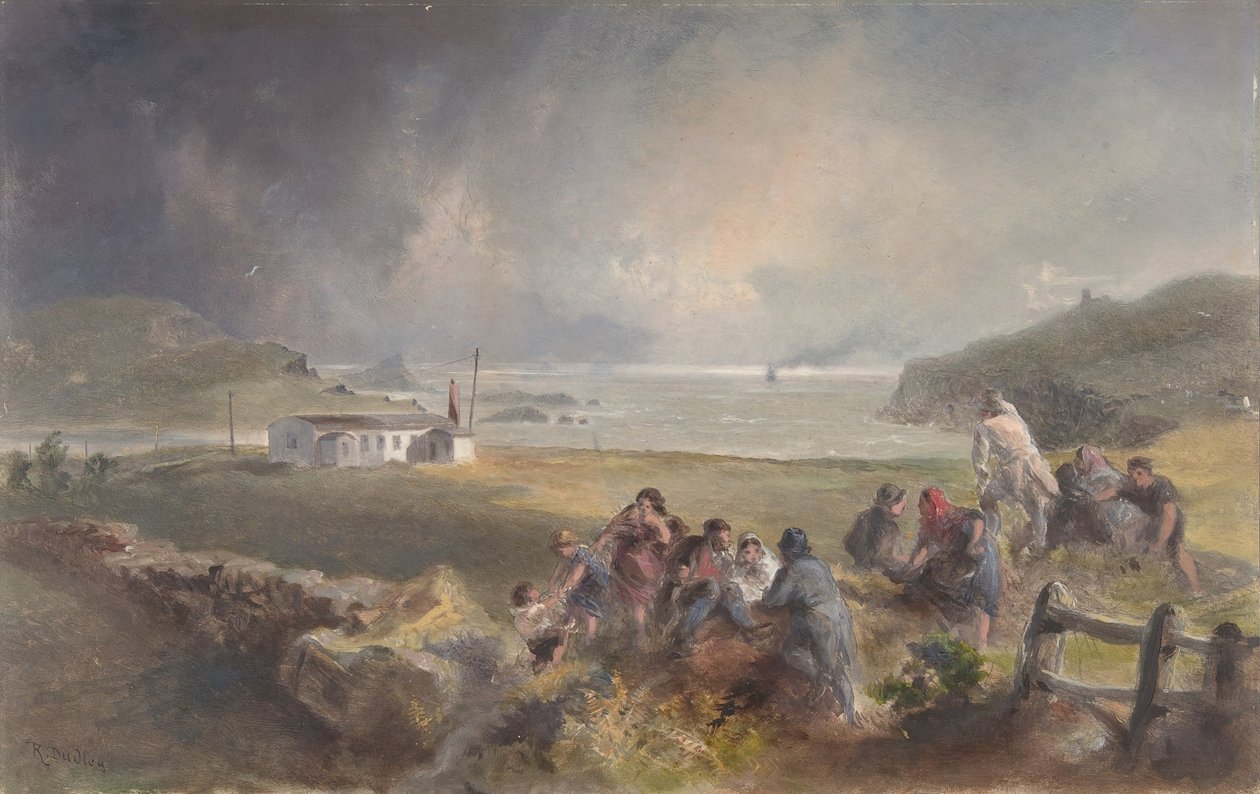 Valentia, Ireland, from the Harbor, Opposite Knight