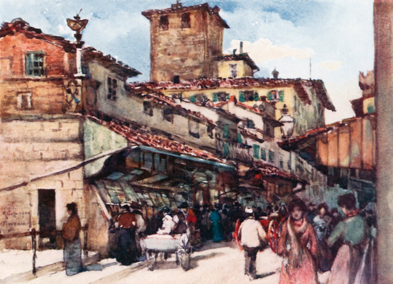 A Study on the Ponte Vecchio by Robert Charles Goff