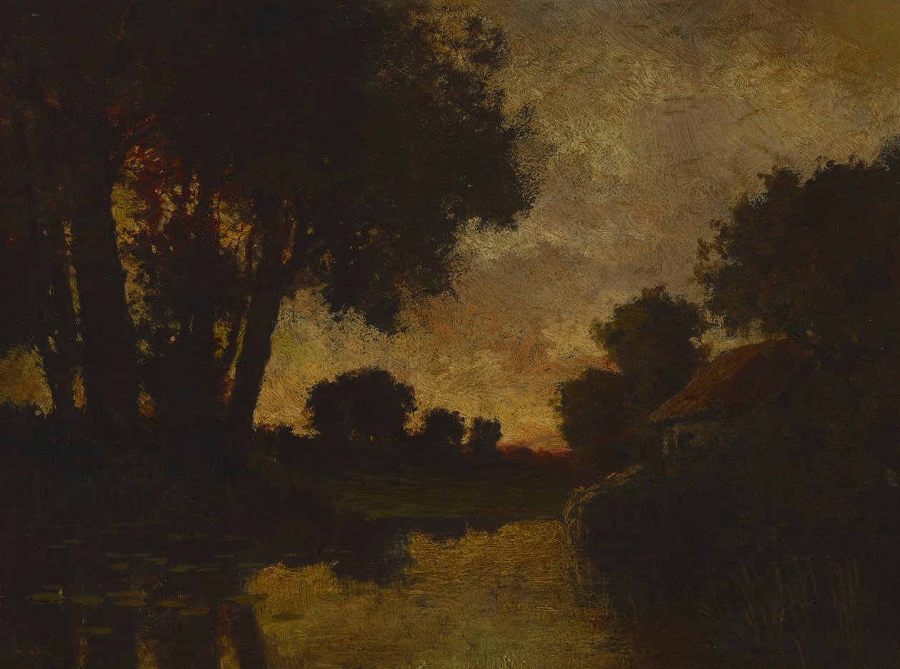 River at Sunset by Robert Crannell Minor