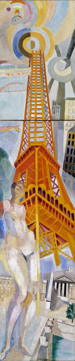 La Ville de Paris, la Femme et la Tour Eiffel by Robert Delaunay