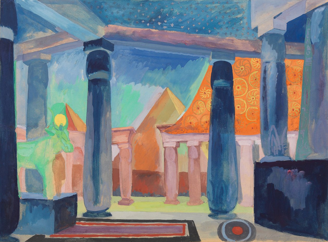 Stage Design for Cleopatra, c.1918 by Robert Delaunay
