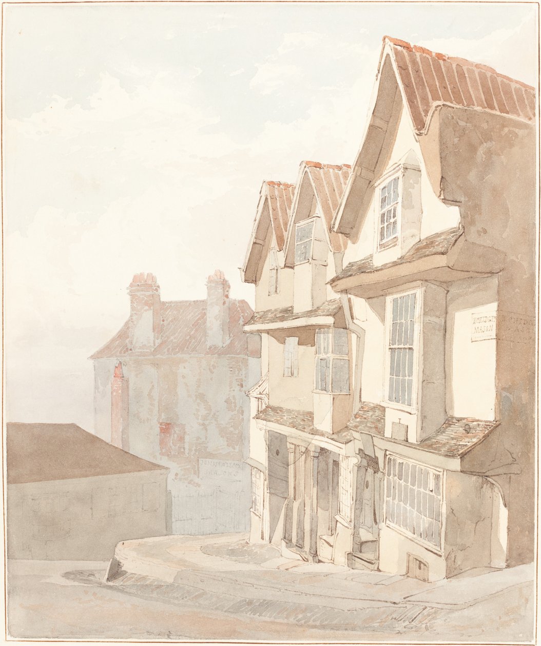 View of Church Lane, Bristol by Robert Dixon
