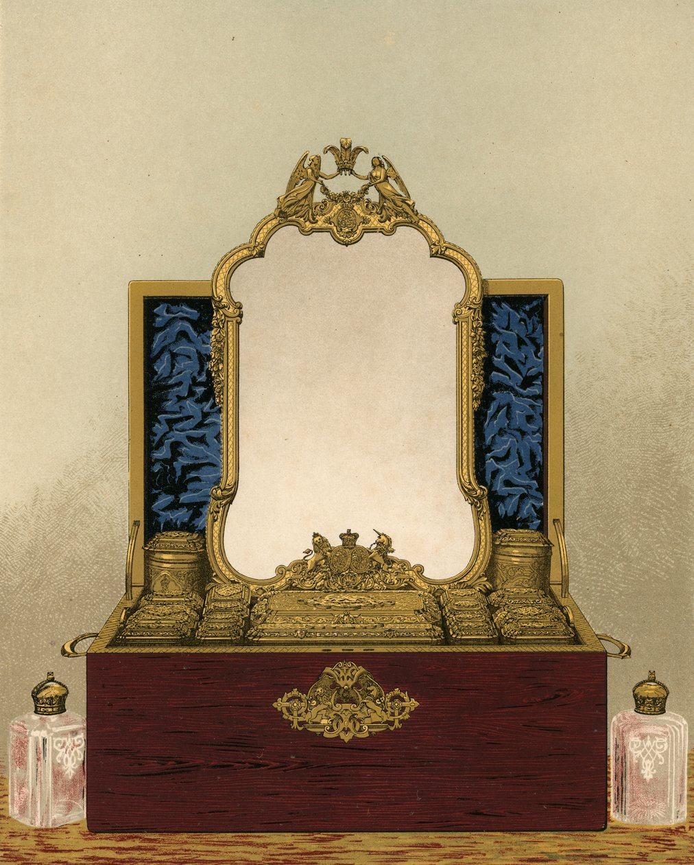 Dressing case, presented by the ladies and gentlemen of Her Majesty
