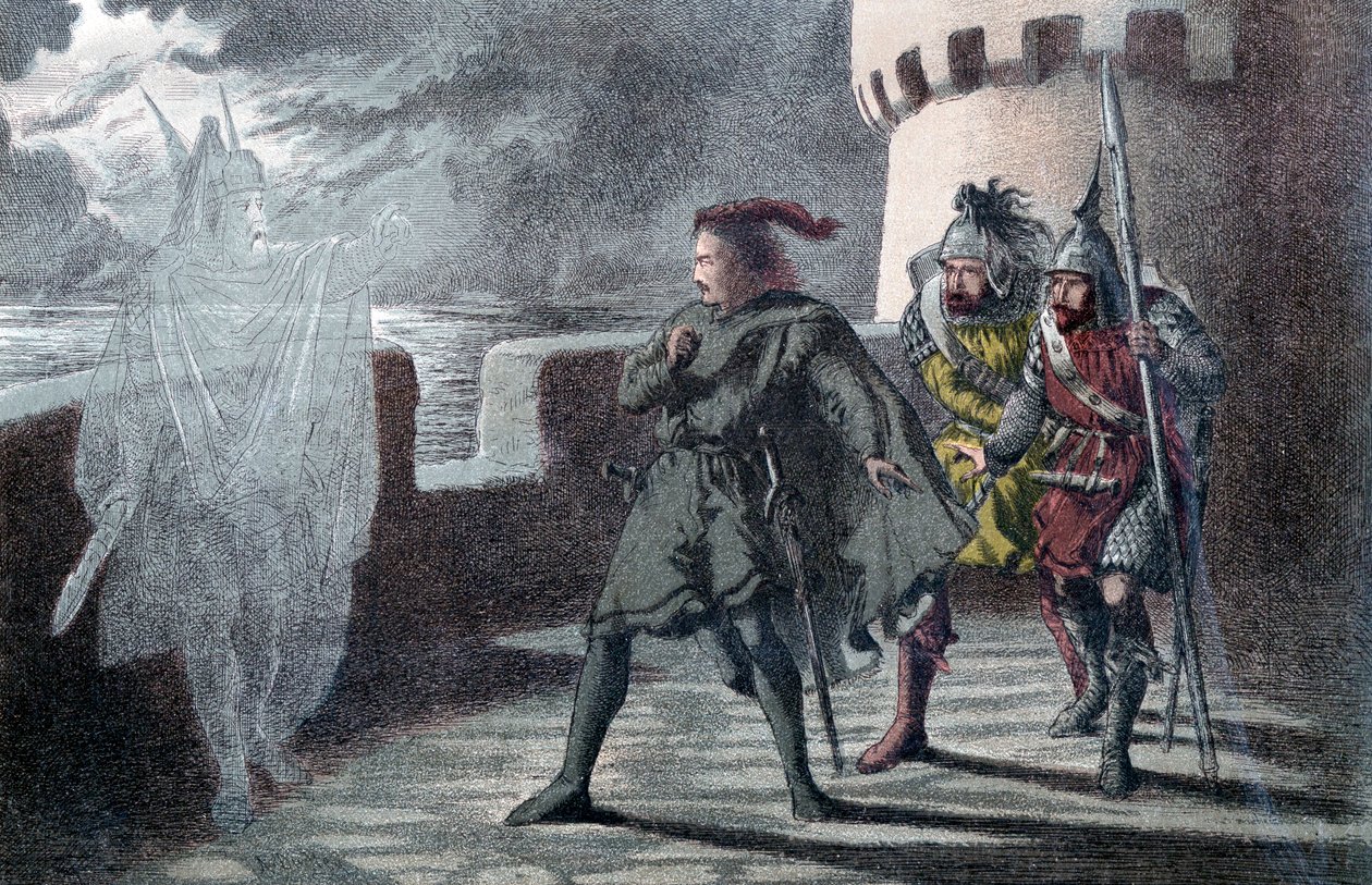 Hamlet seeing his father