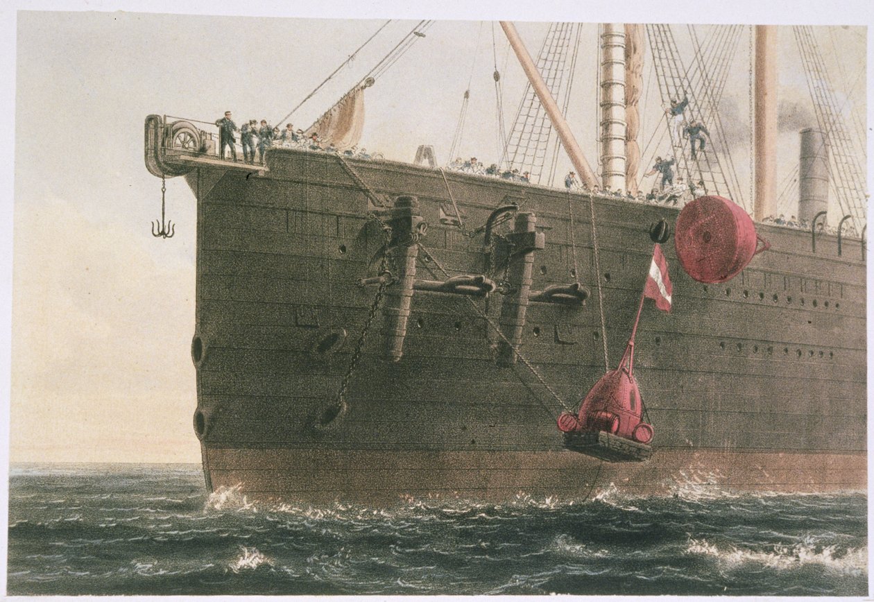 Launching the Buoy, August 8th by Robert Dudley