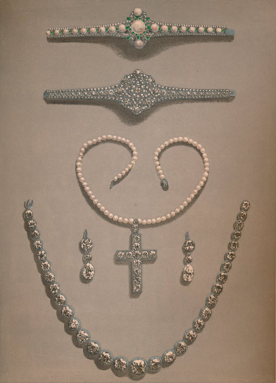 Necklace, Earrings, Bracelets Wedding gifts presented to Alexandra of Denmark by Robert Dudley