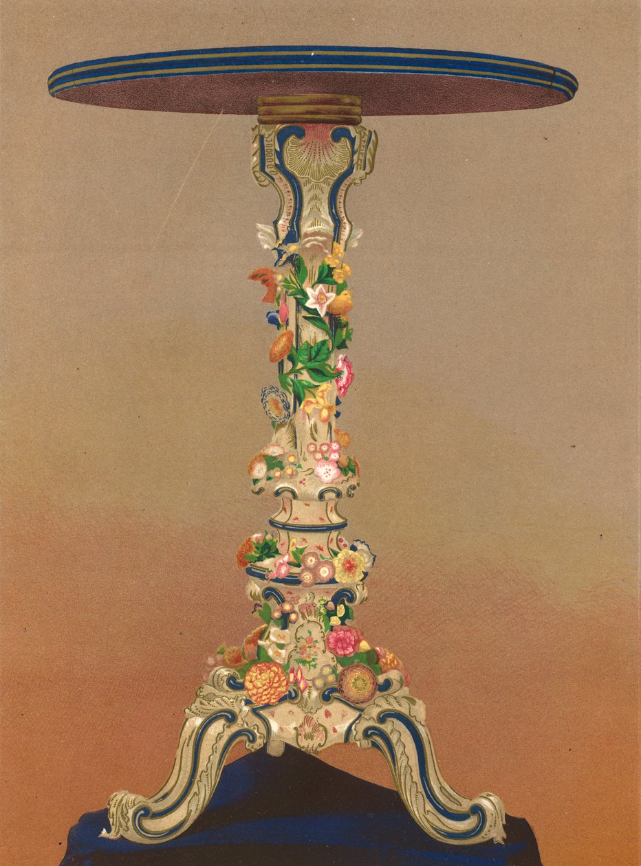 Table of Dresden Porcelain, Presented by the Duchess of Anhalt Bernburg by Robert Dudley