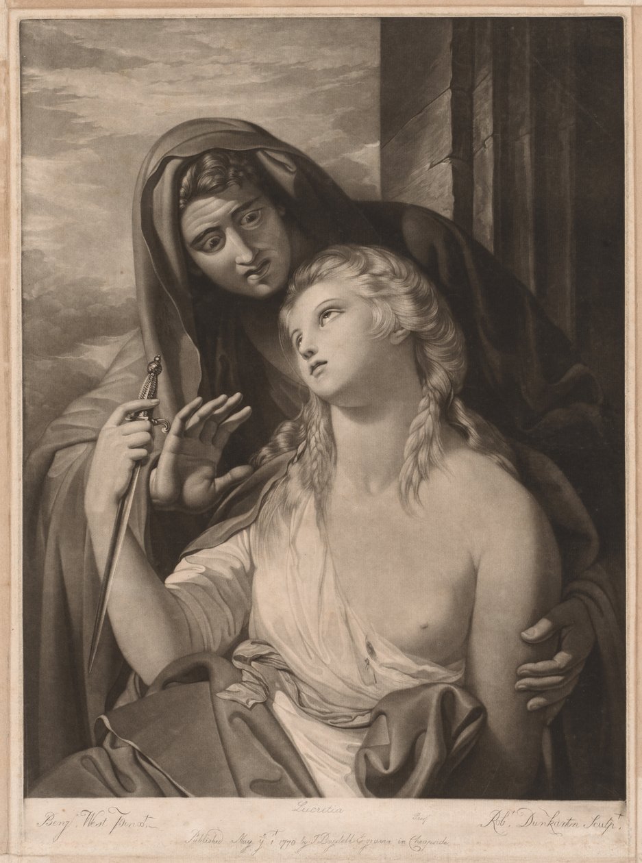 Death of Lucretia by Robert Dunkarton
