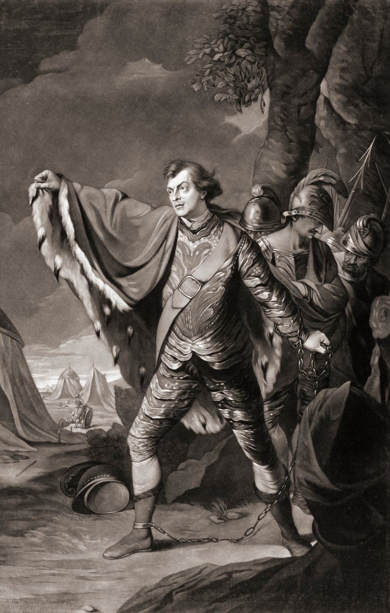 Portrait of English Actor Samuel Reddish by Robert Edge (after) Pine