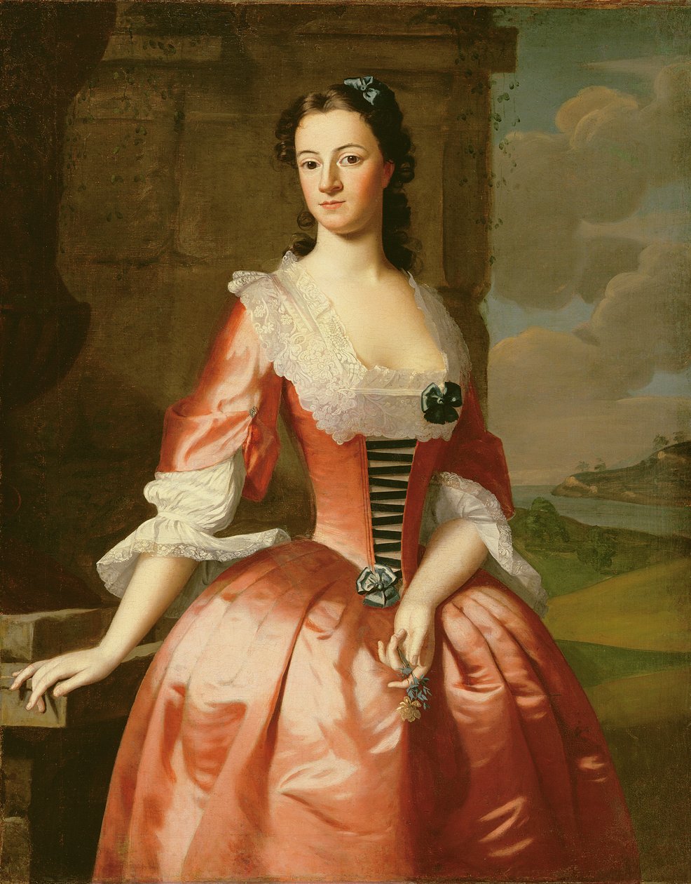 Portrait of Mrs. John Vinal (1724-57) 1748 by Robert Feke