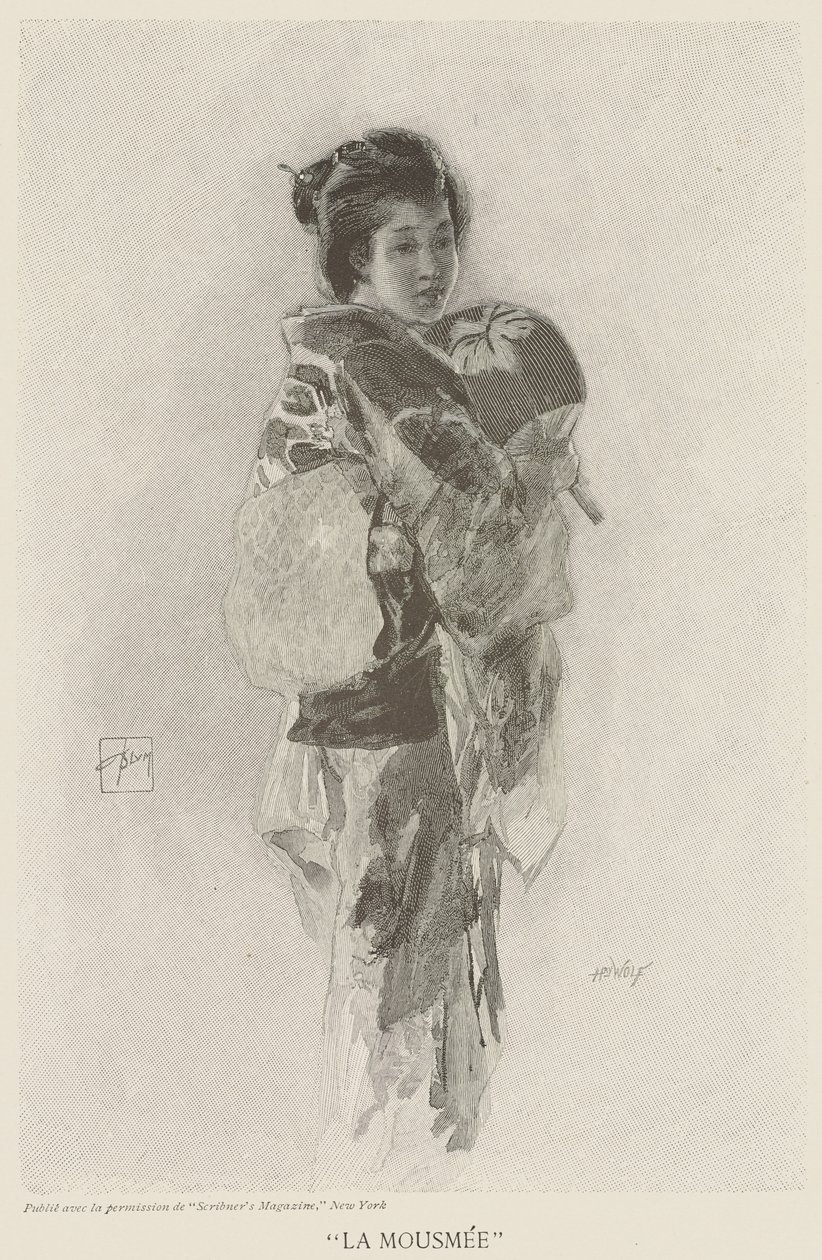 La Mousmee, illustration from 