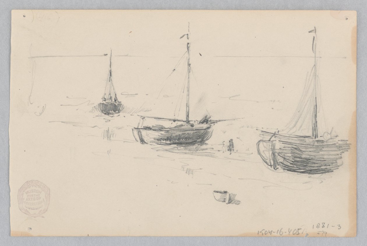 Sailboats by Robert Frederick Blum