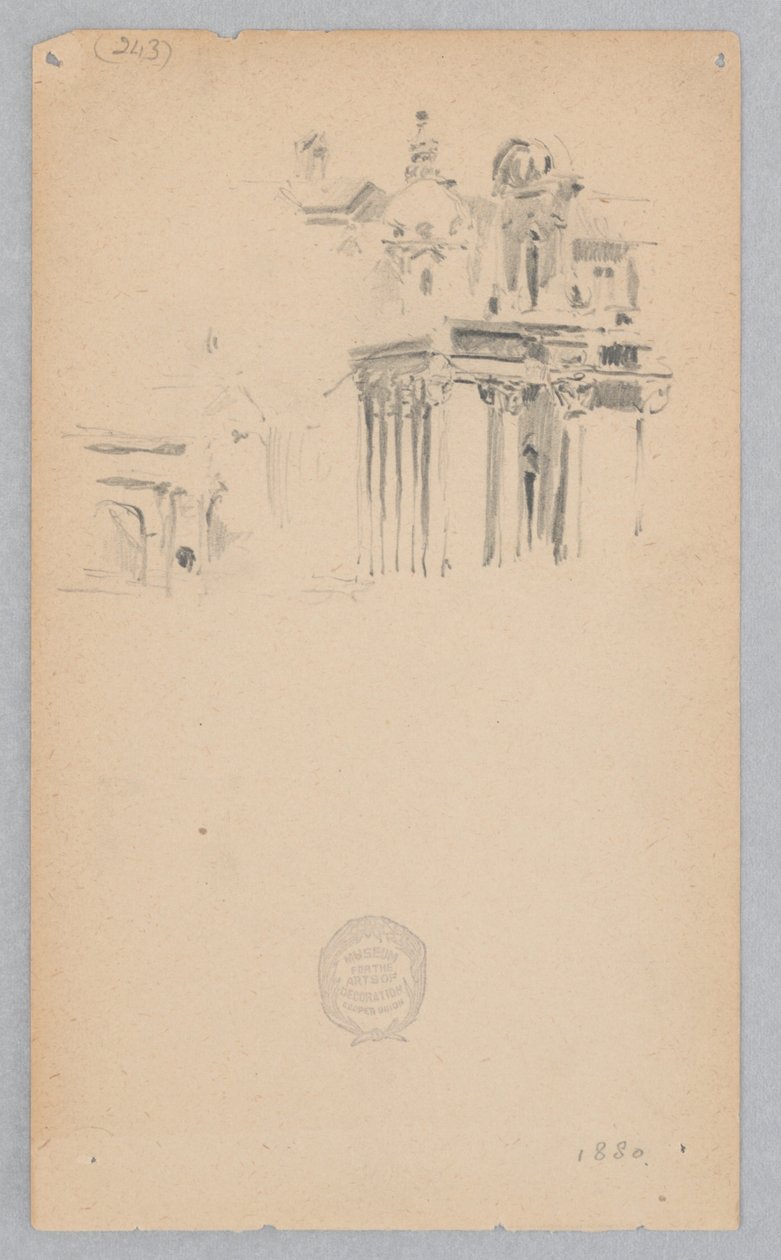 San Lorenzo in Miranda, Rome, Italy by Robert Frederick Blum