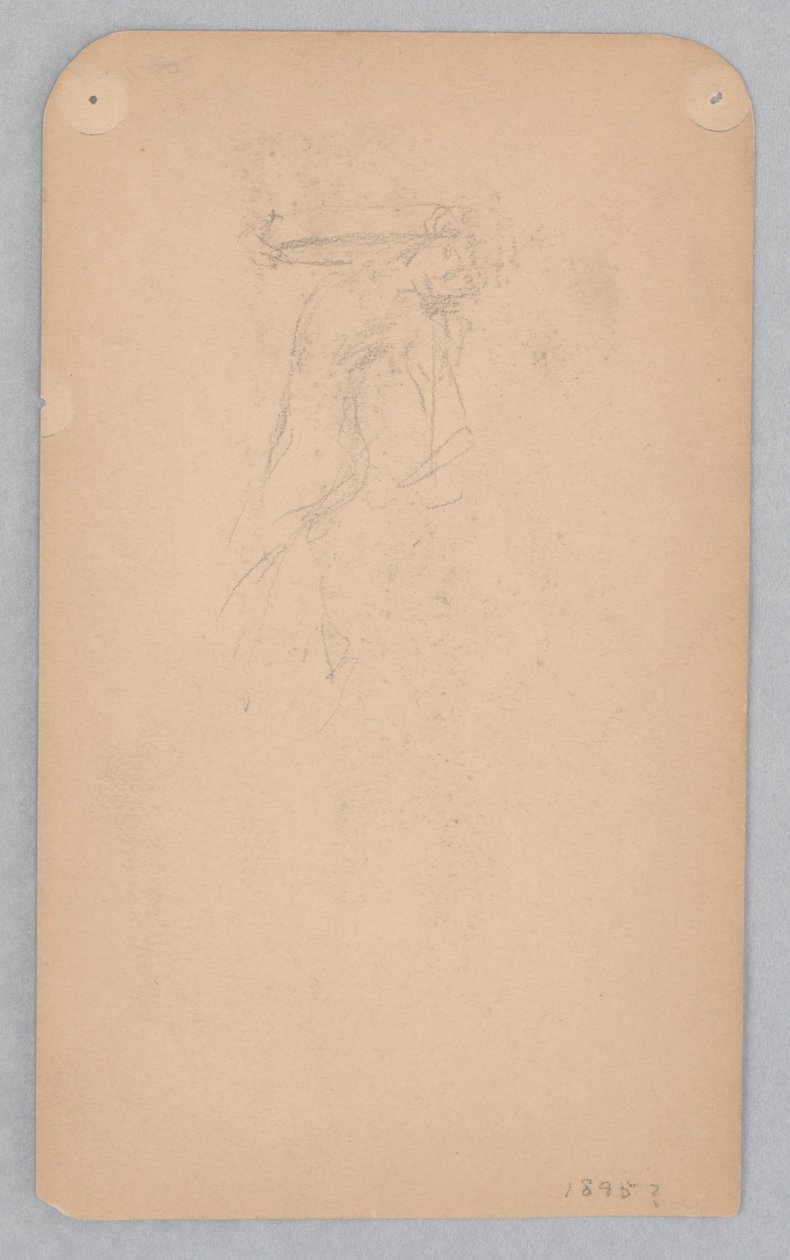Study for a dancing woman, "Moods to Music," Mendelssohn Glee Club, New York, NY by Robert Frederick Blum