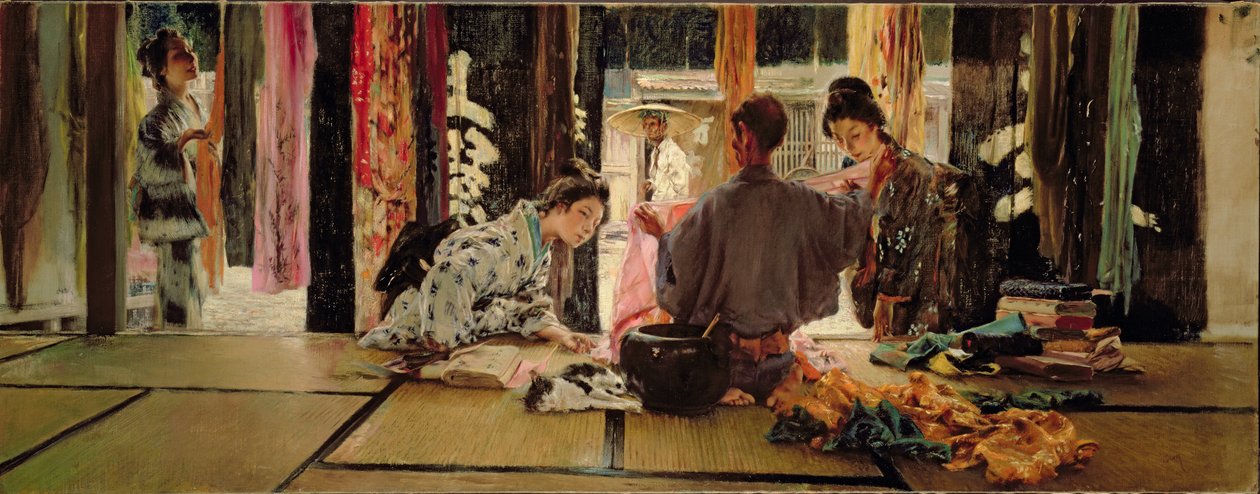 The Silk Merchant, 1890-93 by Robert Frederick Blum