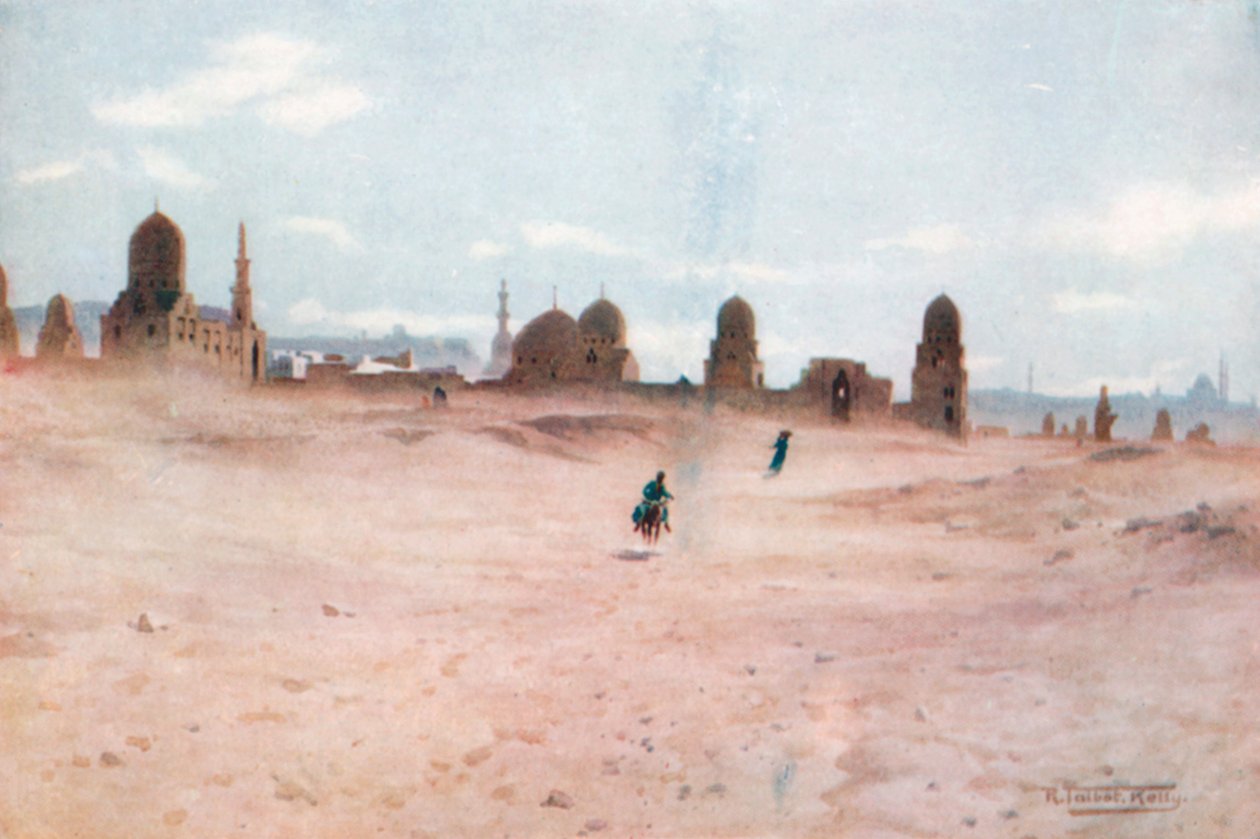 A Dusty Day at the Tombs of the Khalifs by Robert George Talbot Kelly