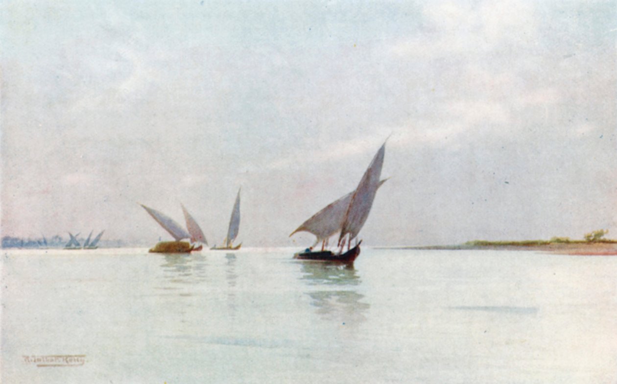 A Silvery Day on the Nile by Robert George Talbot Kelly