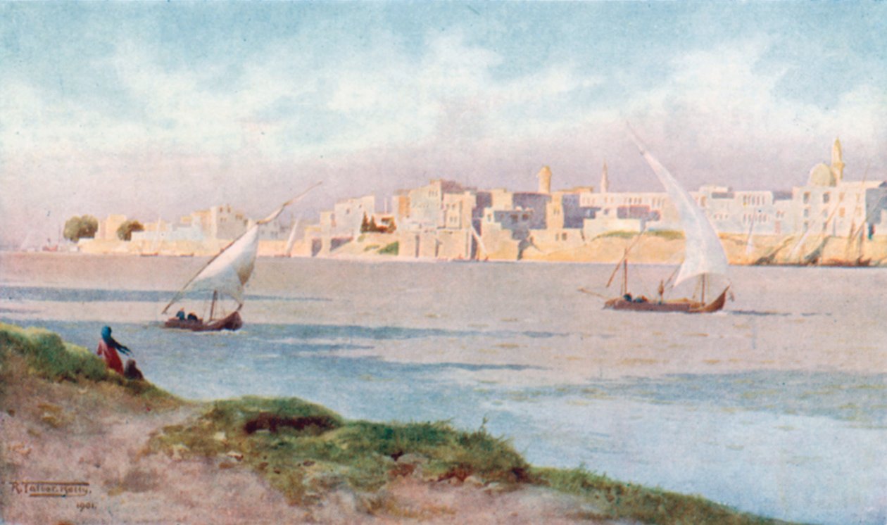 Bulak from Ghezireh by Robert George Talbot Kelly