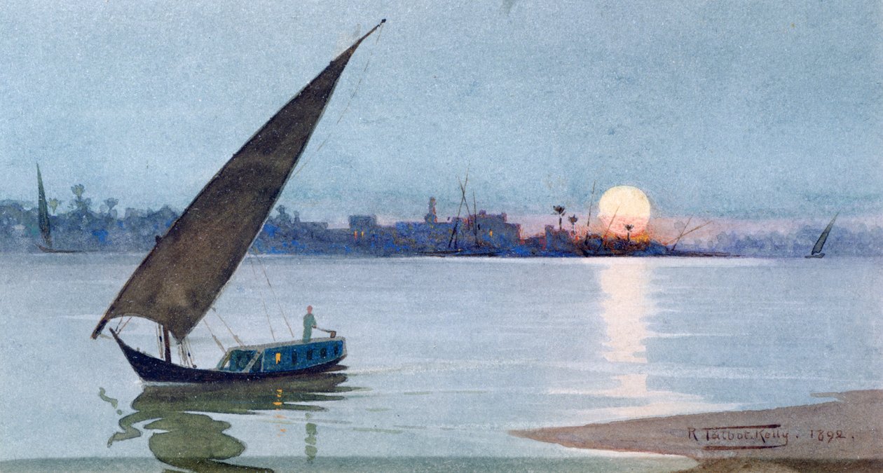 Eastern Lake, Egypt by Robert George Talbot Kelly
