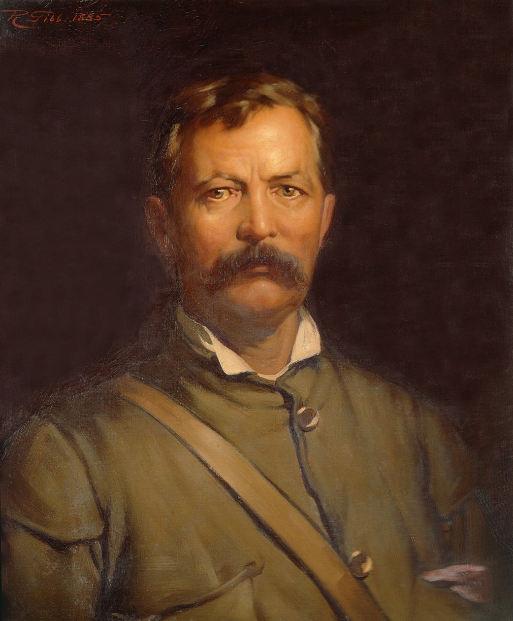 Portrait of Henry M. Stanley, Explorer by Robert Gibb
